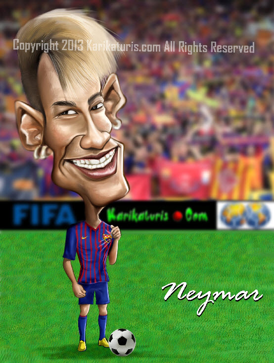 Neymar Da Silva Santos Junior Kumpulan Gambar Karikatur Caricature